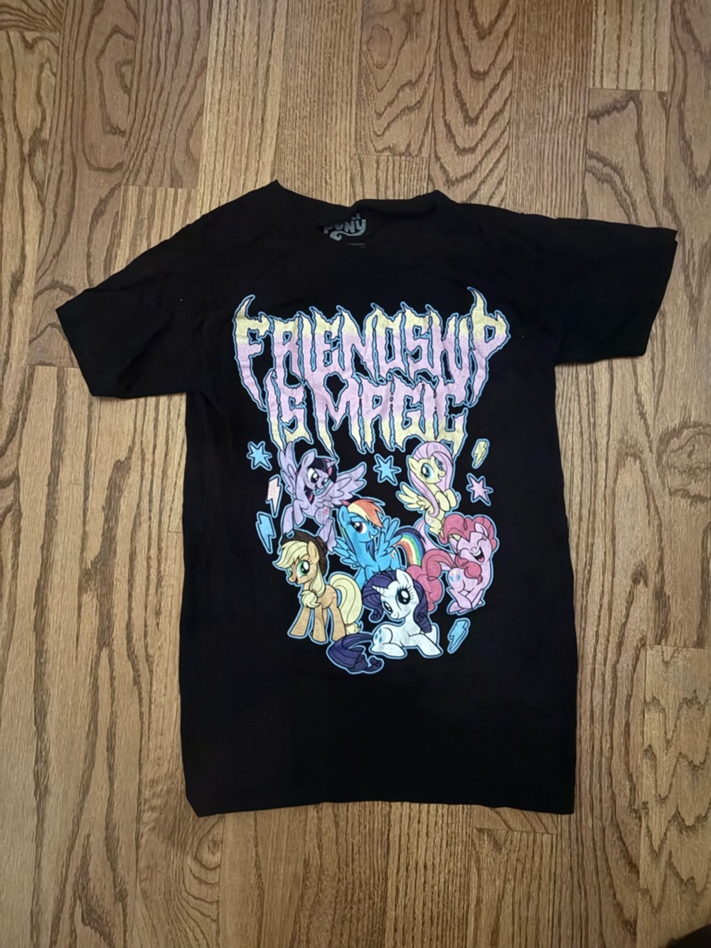 My Little Pony 'Friendship Is Magic' Black Graphic Tee